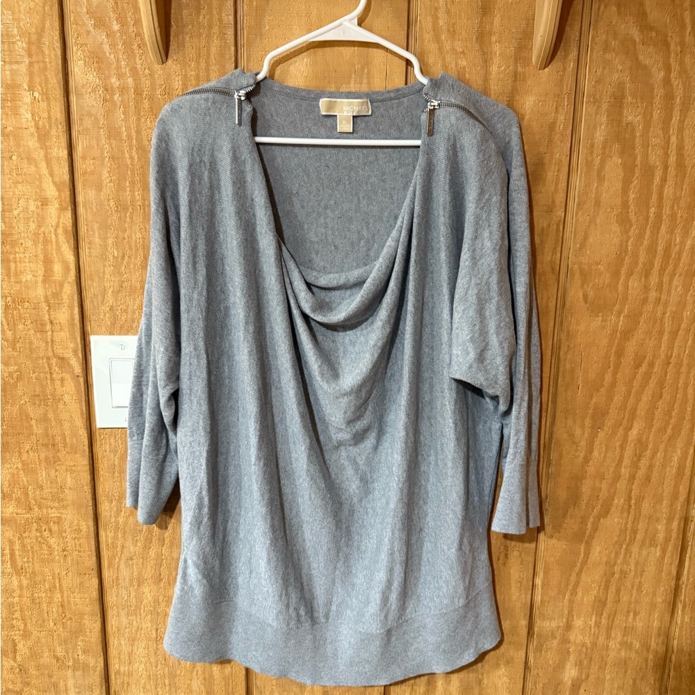 Michael Kors Gray Women's Cowl Neck Sweater